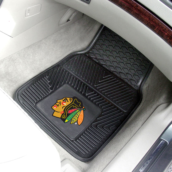 Chicago Blackhawks Heavy Duty Car Mat Set - 2 Pieces