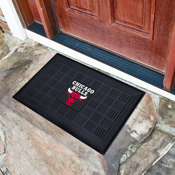 Chicago Bulls Heavy Duty Vinyl Medallion Door Mat - 19.5in. x 31in.