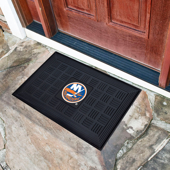 New York Islanders Heavy Duty Vinyl Medallion Door Mat - 19.5in. x 31in.