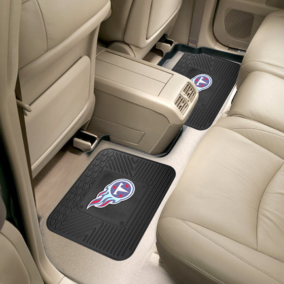 Tennessee Titans Back Seat Car Utility Mats - 2 Piece Set