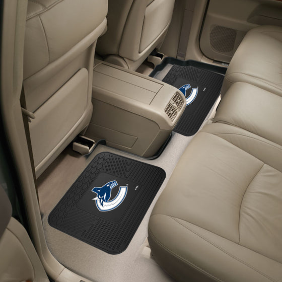 Vancouver Canucks Back Seat Car Utility Mats - 2 Piece Set