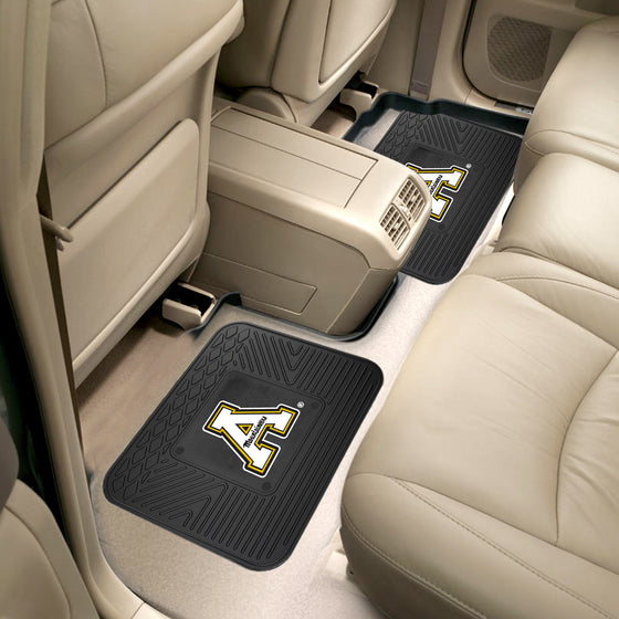 Appalachian State Mountaineers Back Seat Car Utility Mats - 2 Piece Set