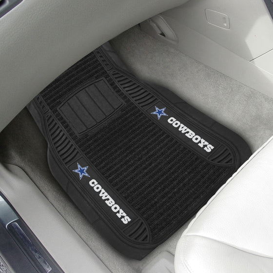 Dallas Cowboys 2 Piece Deluxe Car Mat Set