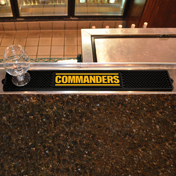 Washington Commanders Bar Drink Mat - 3.25in. x 24in.