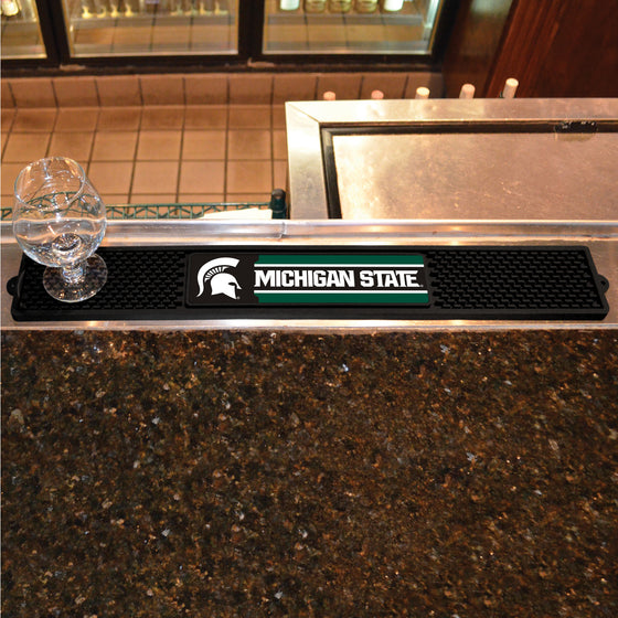 Michigan State Spartans Bar Drink Mat - 3.25in. x 24in.