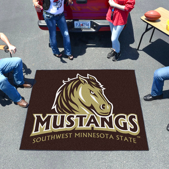 Southwest Minnesota State Mustangs Tailgater Rug - 5ft. x 6ft.