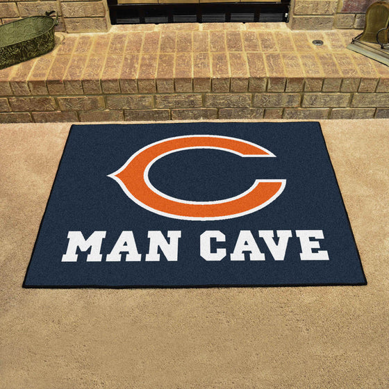 Chicago Bears Man Cave All-Star Rug - 34 in. x 42.5 in.