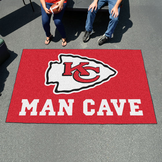 Kansas City Chiefs Man Cave Ulti-Mat Rug - 5ft. x 8ft.