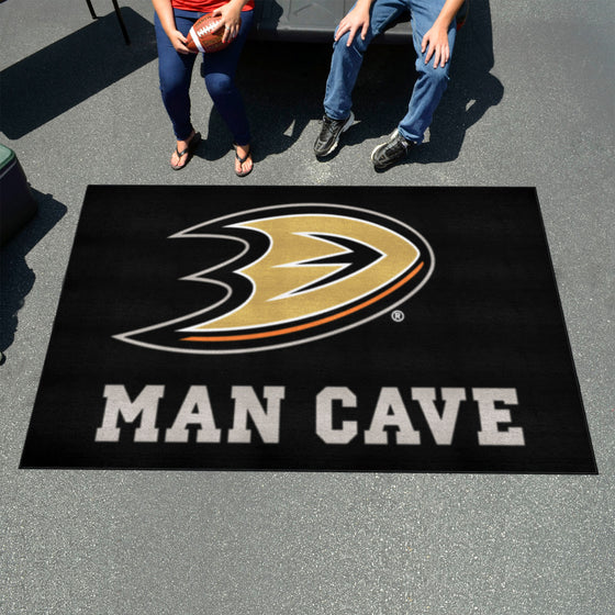 Anaheim Ducks Man Cave Ulti-Mat Rug - 5ft. x 8ft.