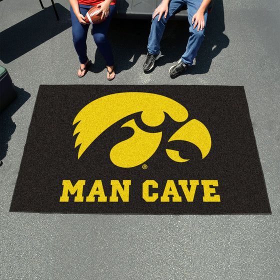 Iowa Hawkeyes Man Cave Ulti-Mat Rug - 5ft. x 8ft.