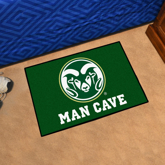 Colorado State Rams Man Cave Starter Mat Accent Rug - 19in. x 30in.