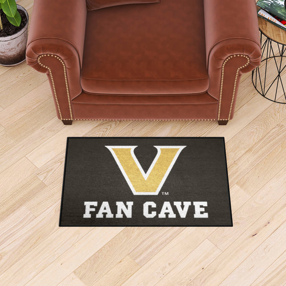 Vanderbilt Commodores Man Cave Starter Mat Accent Rug - 19in. x 30in.