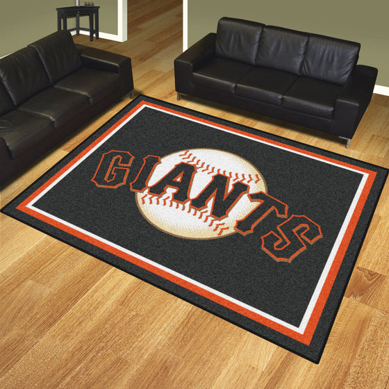 San Francisco Giants 8ft. x 10 ft. Plush Area Rug