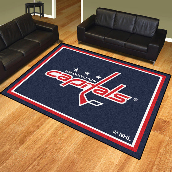 Washington Capitals 8ft. x 10 ft. Plush Area Rug