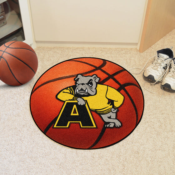 Adrian College Bulldogs Basketball Rug - 27in. Diameter