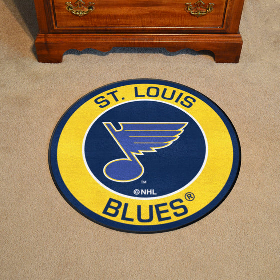 St. Louis Blues Roundel Rug - 27in. Diameter