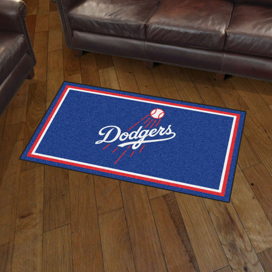 Los Angeles Dodgers 3ft. x 5ft. Plush Area Rug