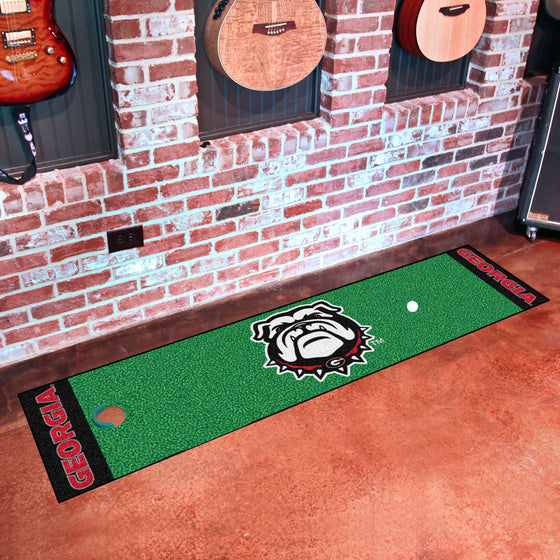 Georgia Bulldogs Putting Green Mat - 1.5ft. x 6ft.