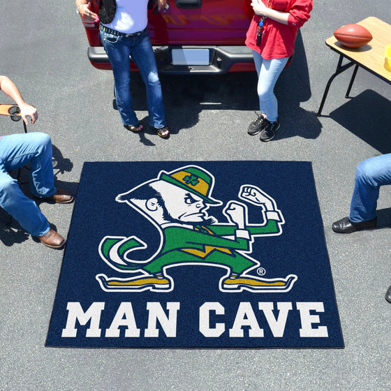 Notre Dame Fighting Irish Man Cave Tailgater Rug - 5ft. x 6ft., Leprechaun