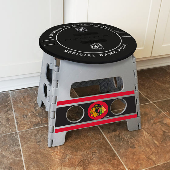 Chicago Blackhawks Folding Step Stool - 13in. Rise