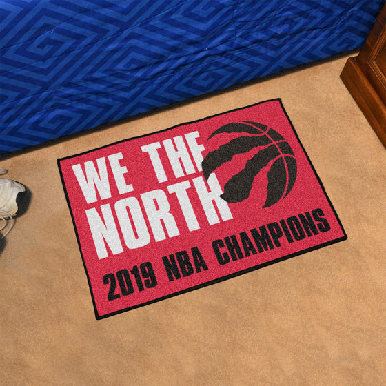 Toronto Raptors Dynasty Starter Mat Accent Rug - 19in. x 30in.