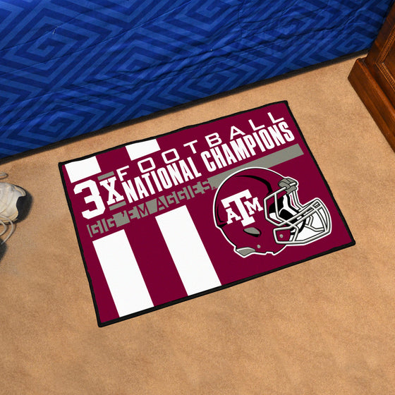 Texas A&M Aggies Dynasty Starter Mat Accent Rug - 19in. x 30in.