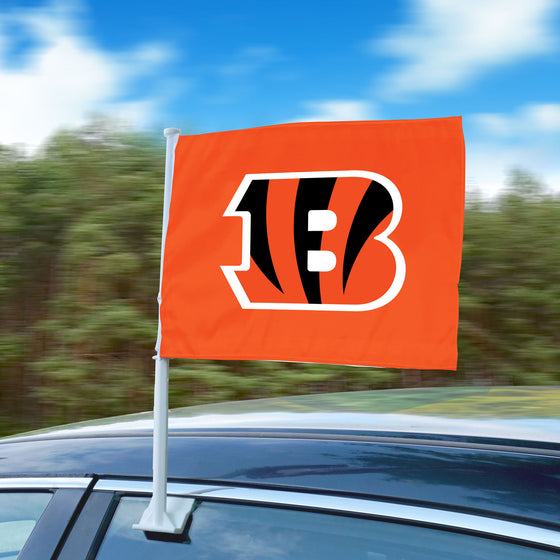 Cincinnati Bengals Car Flag Large 1pc 11" x 14"