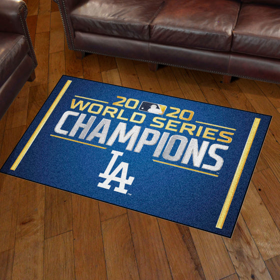 Los Angeles Dodgers 3ft. x 5ft. Plush Area Rug