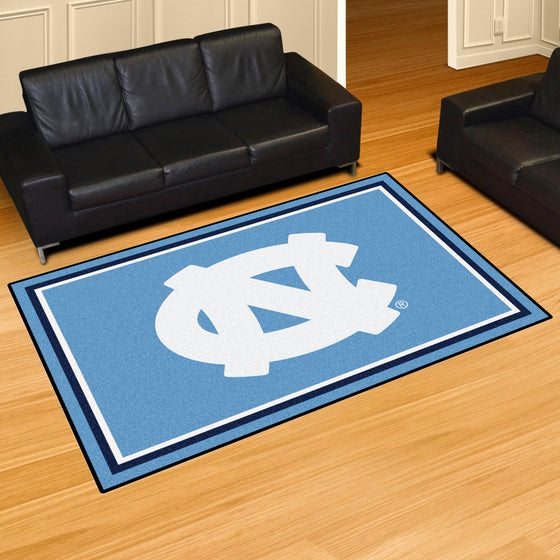 North Carolina Tar Heels 5ft. x 8 ft. Plush Area Rug