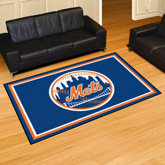 New York Mets 5ft. x 8 ft. Plush Area Rug