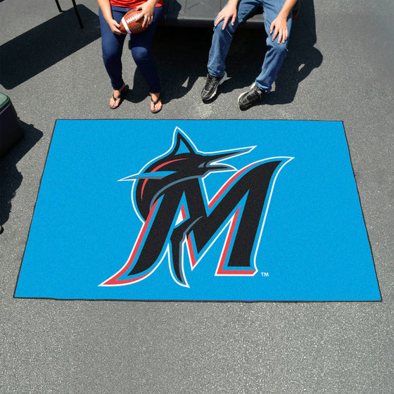 Miami Marlins Ulti-Mat Rug - 5ft. x 8ft.