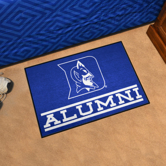 Duke Blue Devils Starter Mat Accent Rug - 19in. x 30in. Alumni Starter Mat