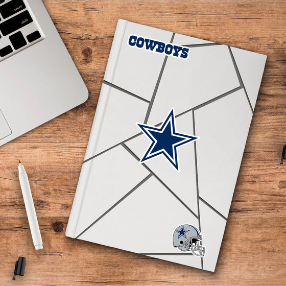 Dallas Cowboys 3 Piece Decal Sticker Set