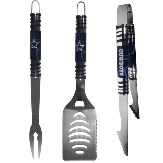 Dallas Cowboys 3 pc Tailgater BBQ Set (SSKG) - 757 Sports Collectibles