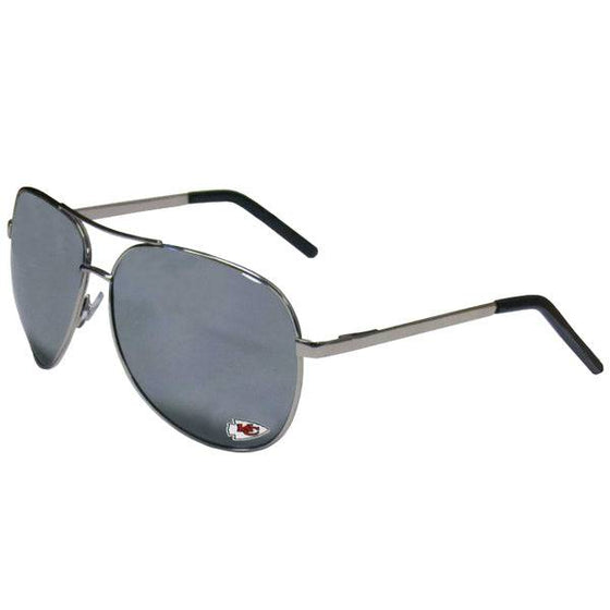 Kansas City Chiefs Aviator Sunglasses (SSKG) - 757 Sports Collectibles