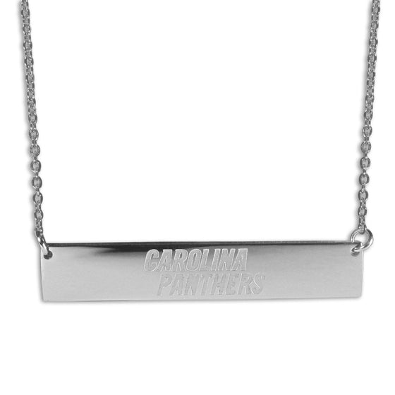 Carolina Panthers Bar Necklace (SSKG) - 757 Sports Collectibles