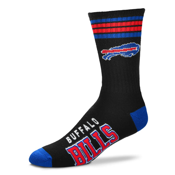 Buffalo Bills 4 Stripe Deuce Sock Atlernate - Large