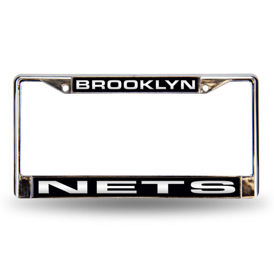 BROOKLYN NETS LASER CHROME FRAME (Rico) - 757 Sports Collectibles