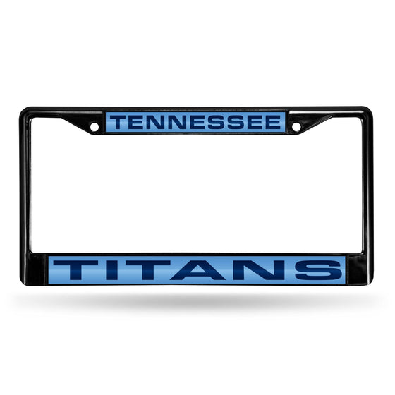 TENNESSEE TITANS BLACK LASER CHROME FRAME (Rico) - 757 Sports Collectibles