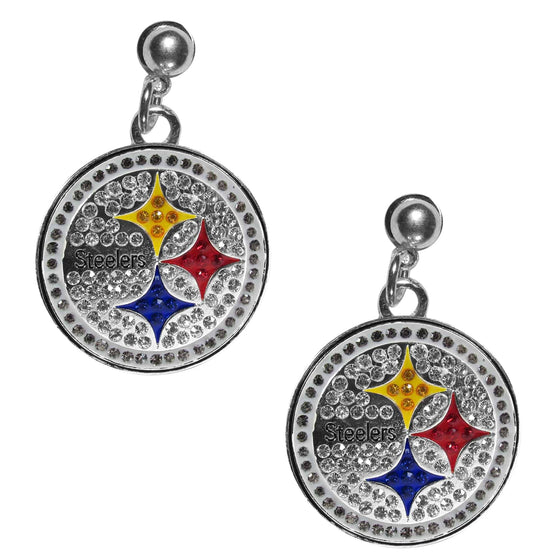 Pittsburgh Steelers Crystal Stud Earrings (SSKG) - 757 Sports Collectibles