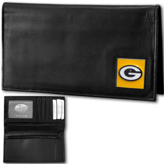 Green Bay Packers NFL Zippered Checkbook Cover Wallet