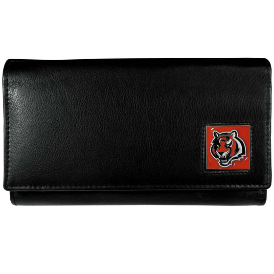 Cincinnati Bengals Leather Women's Wallet (SSKG) - 757 Sports Collectibles