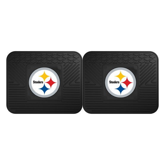 Pittsburgh Steelers 2 Pack Rear Car Mat