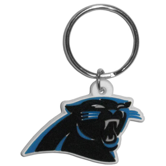 NFL Carolina Panthers Logo Flex Key Chain Ring - 757 Sports Collectibles