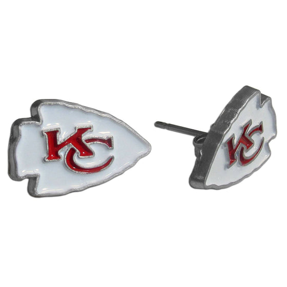 Kansas City Chiefs Stud Earrings (SSKG) - 757 Sports Collectibles