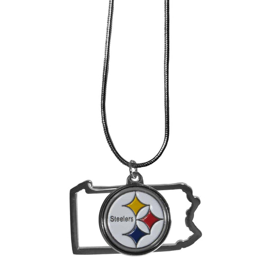 Pittsburgh Steelers State Charm Necklace (SSKG) - 757 Sports Collectibles