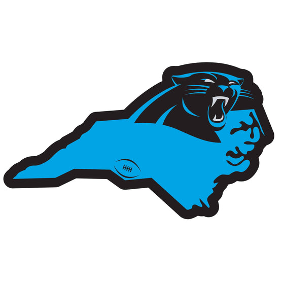 Carolina Panthers Home State 11 Inch Magnet (SSKG) - 757 Sports Collectibles