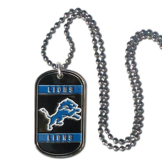 Detroit Lions Tag Necklace (SSKG) - 757 Sports Collectibles
