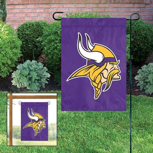 Minnesota Vikings Embroidered 15"x10.5" Premium Garden Mini Flag Banner - 757 Sports Collectibles