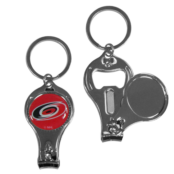 Carolina Hurricanes�� Nail Care/Bottle Opener Key Chain (SSKG) - 757 Sports Collectibles